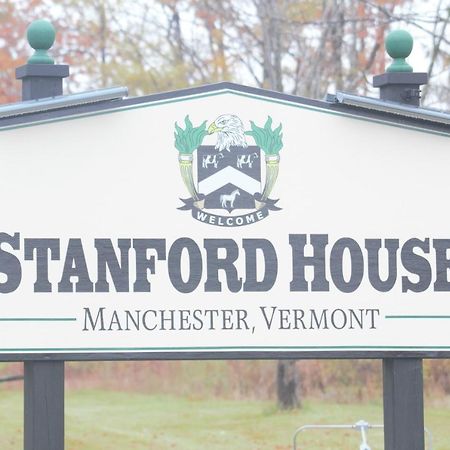 Motel Stanford House Manchester Center Exterior foto
