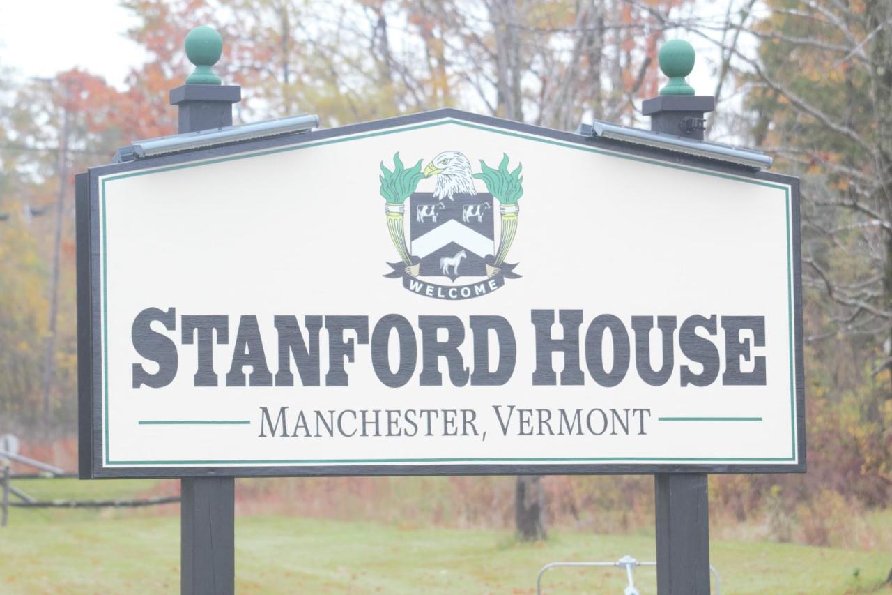 Motel Stanford House Manchester Center Exterior foto